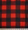 Buffalo Plaid Lumberjack Anti-Pill Premium No-Sew Throw Fleece Fabric Kit (72x60)